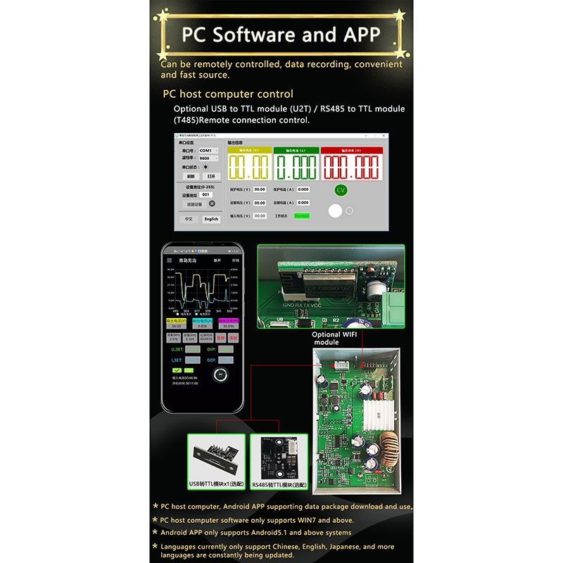 Dc Power Supply Variable - 안정적인 성능-WZ5005 전원 모듈 조정 가능한