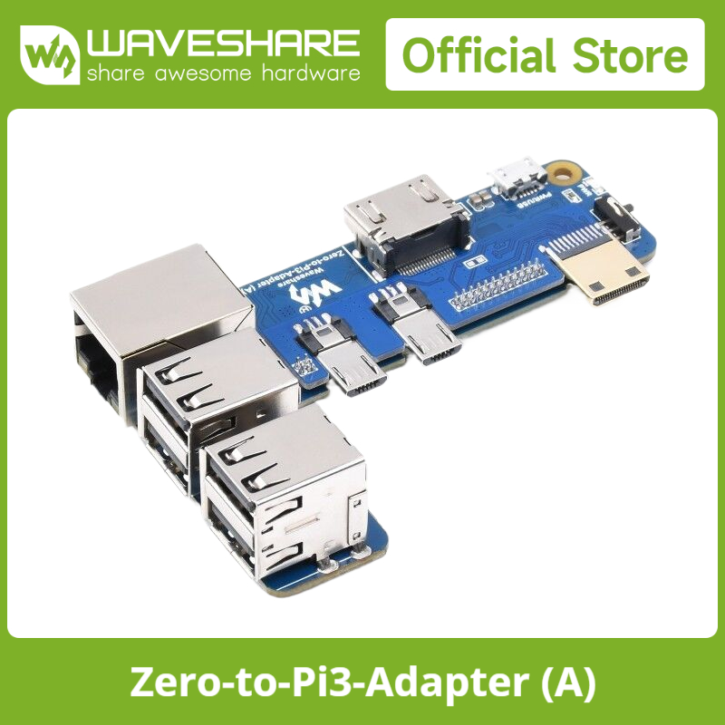 Raspberry Pi Zero - Waveshare Raspberry Pi Zero-3B 어댑터, Raspberry