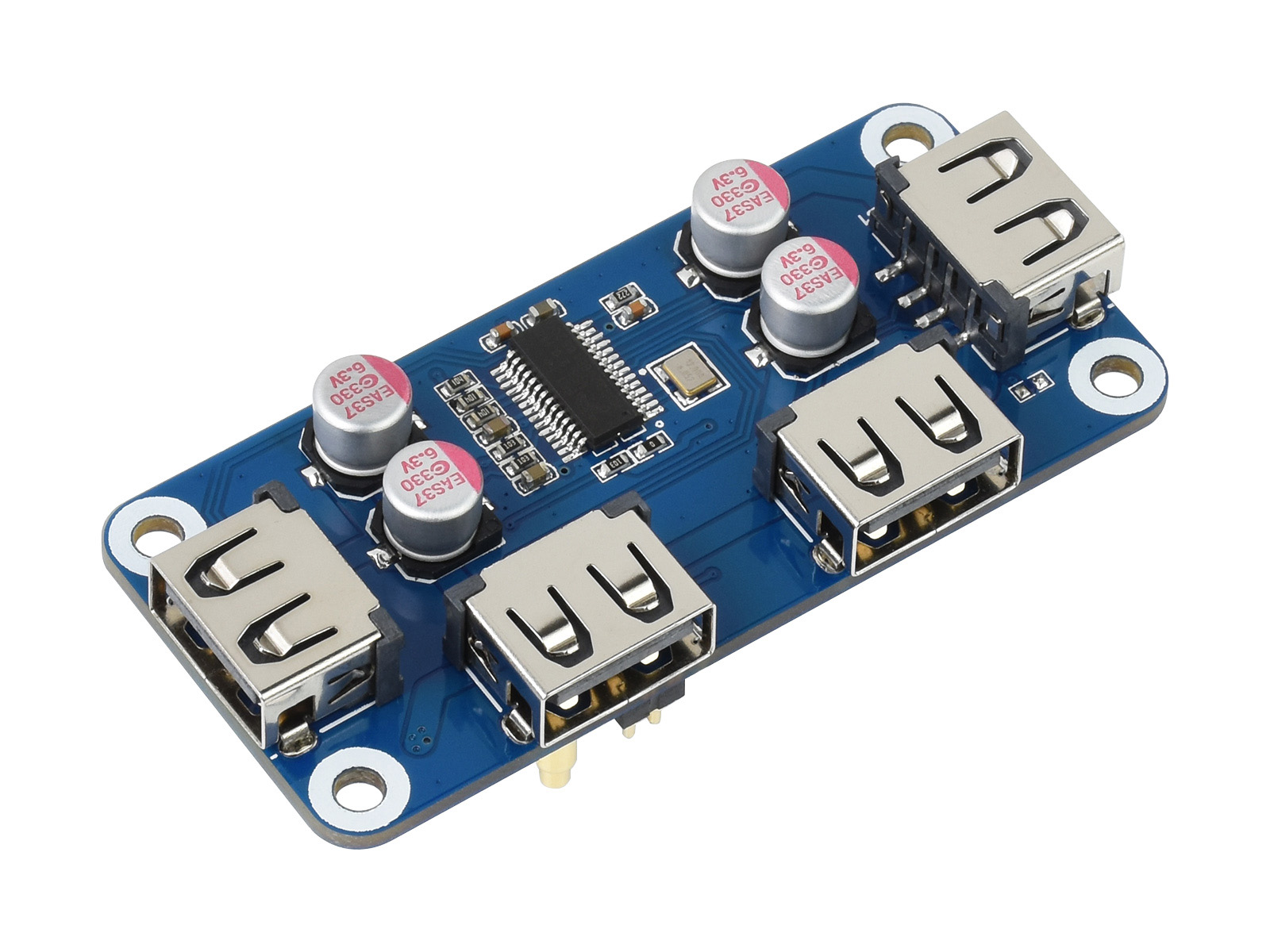 Raspberry Pi Zero - Waveshare USB 허브 HAT(B) 4개 포트