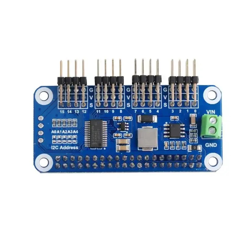 Raspberry Pi Zero - 16채널 PWM 서보 모터 드라이버 HAT