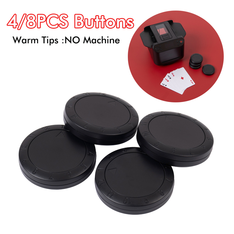 6개 카드 셔플러 포커용 리모컨이 있는 4/8개 버튼, - Diy Electronics Button 리뷰 및 가격