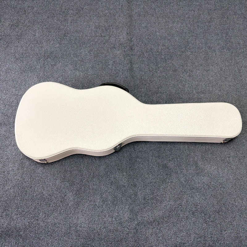 순백색 전기 기타 케이스 가죽 무광 휴대용 패딩 기타  - Diy Guitar Electronics 리뷰 및 가격