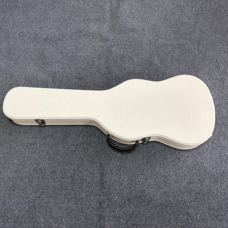 순백색 전기 기타 케이스 가죽 무광 휴대용 패딩 기타  - Diy Guitar Electronics 리뷰 및 가격
