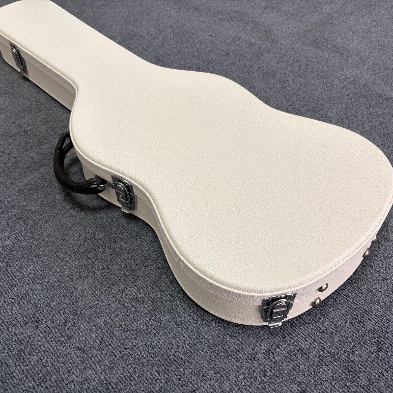 순백색 전기 기타 케이스 가죽 무광 휴대용 패딩 기타  - Diy Guitar Electronics 리뷰 및 가격