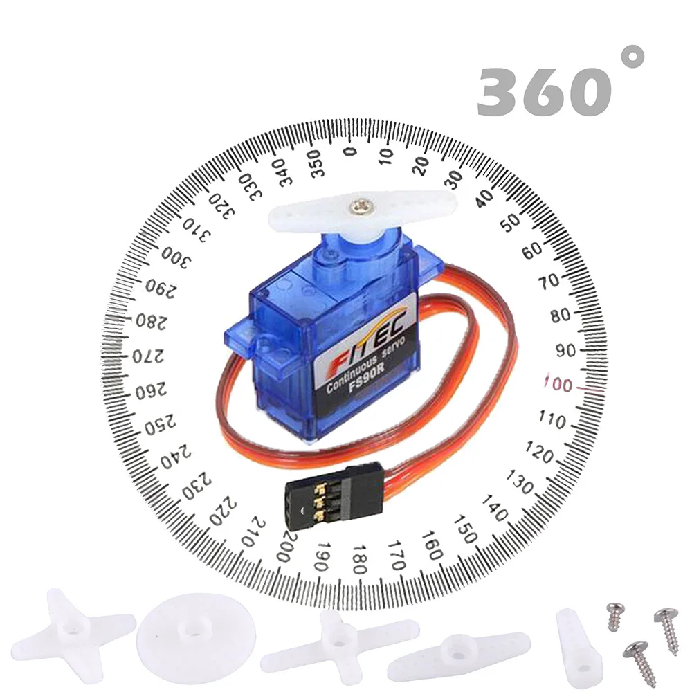 Feetech 미니 FS90R 마이크로 서보 360 학 - Diy Electric Car 리뷰 및 가격
