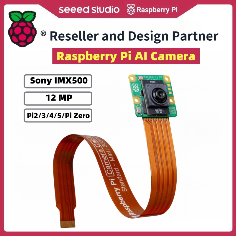 라즈베리 파이 AI 카메라, 12MP 소니 IMX500 - Raspberry Pi Zero 리뷰 및 가격