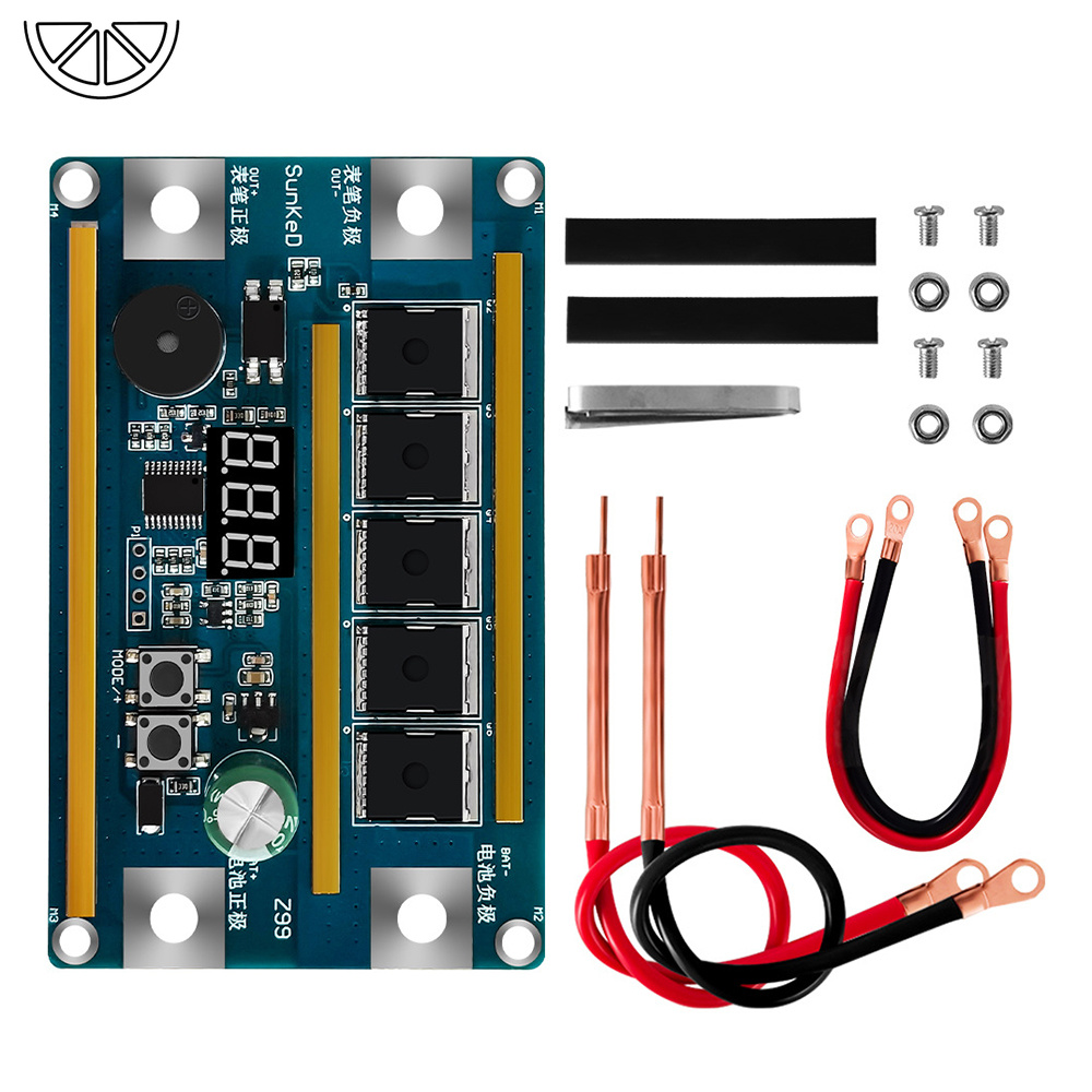 99 기어 12V 스폿 용접기 키트 디지털 전원 조절식 - Diy Electronics Spot Welder 리뷰 및 가격