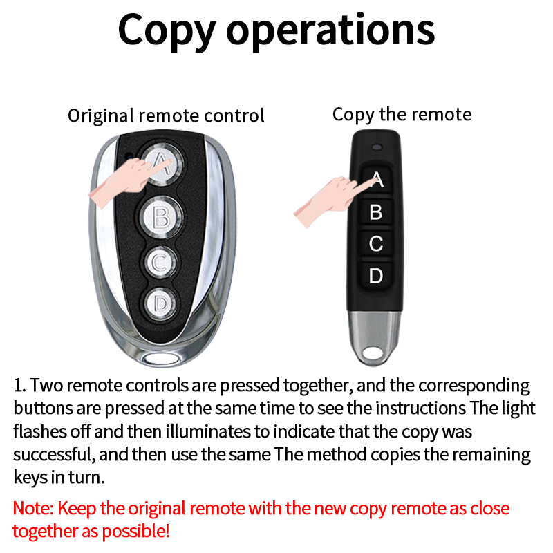보안을 위한 4개의 단추 원격 제어를 복사하는 보편적인 - Diy Electronics Button 리뷰 및 가격