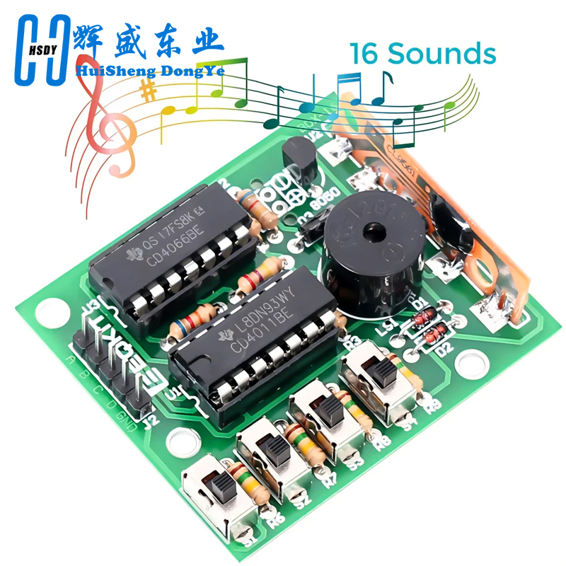 16 뮤직 사운드 박스 박스-16 보드, 16 톤 전자 - Diy Electronics Learning Kit 리뷰 및 가격