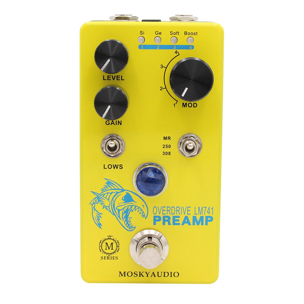 MOSKY LM741 프리 앰프 기타 페달 디스토션 오 - Diy Guitar Electronics 리뷰 및 가격