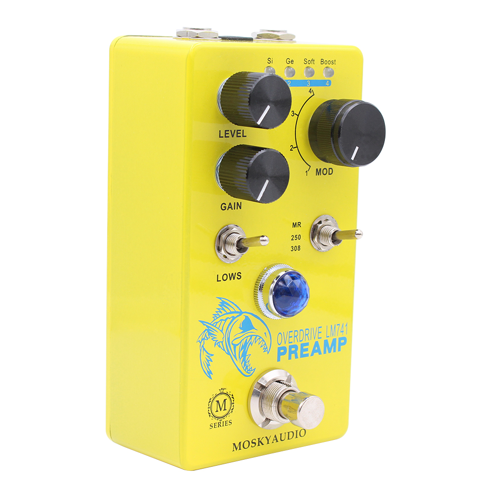 MOSKY LM741 프리 앰프 기타 페달 디스토션 오 - Diy Guitar Electronics 리뷰 및 가격