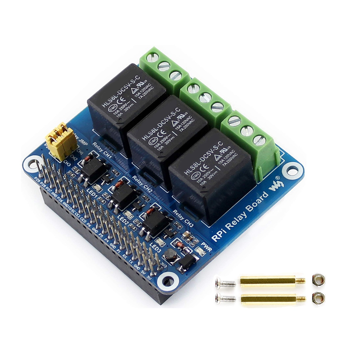 Waveshare 5V 3채널 릴레이 모듈 확장 보드  - Raspberry Pi Zero 리뷰 및 가격