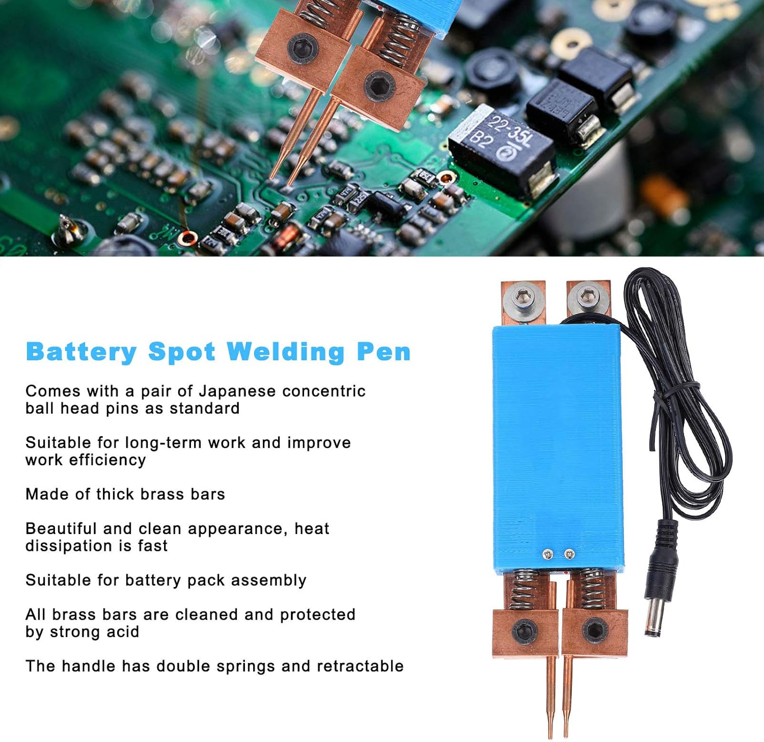 통합형 스폿 용접 펜 자동 트리거 18650 배터리 전 - Diy Electronics Spot Welder 리뷰 및 가격