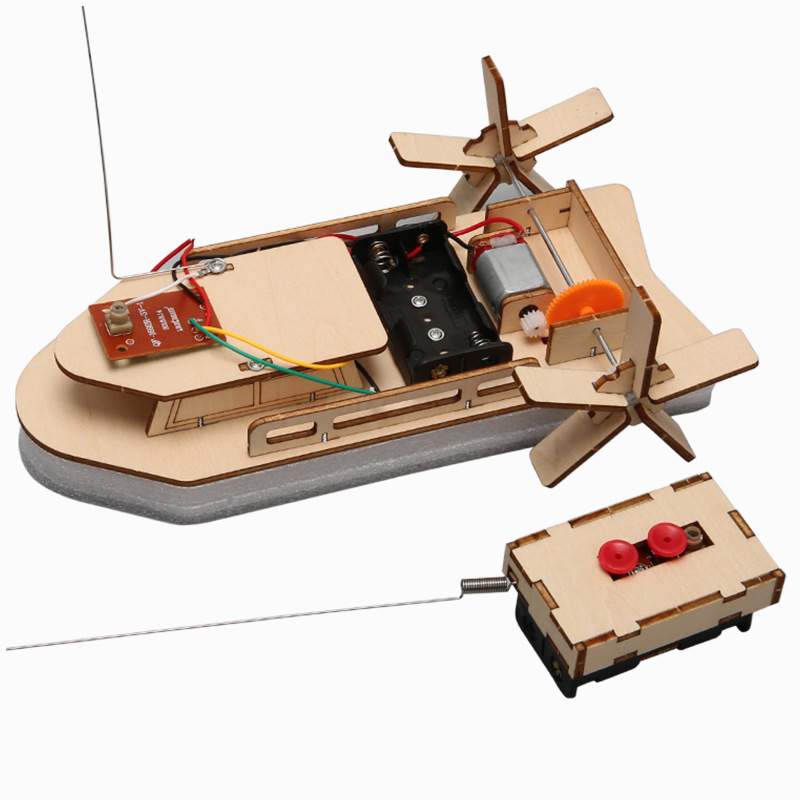 DIY 리모컨 보트 장난감 나무 RC 보트 전자 어린이 - Diy Boat Electronics 리뷰 및 가격