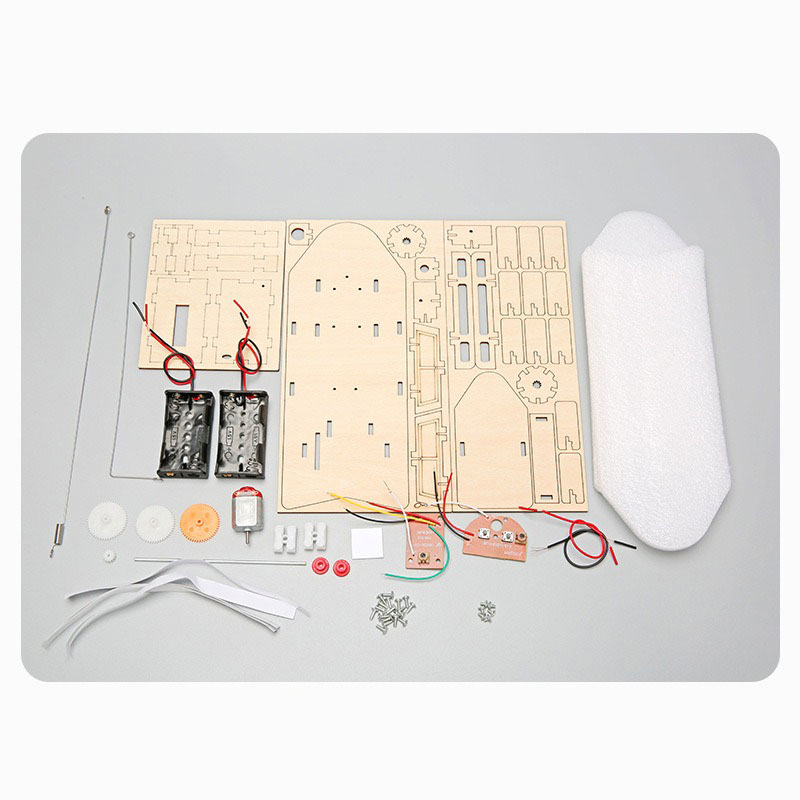 DIY 리모컨 보트 장난감 나무 RC 보트 전자 어린이 - Diy Boat Electronics 리뷰 및 가격