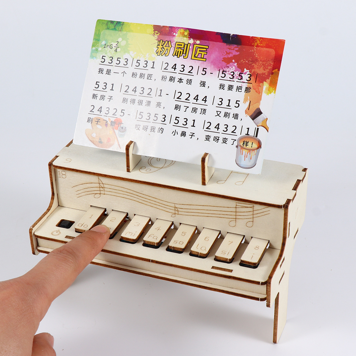 DIY 나무 전자 피아노 모델 STEM 조립 키트 물리 - Diy Electronics Learning Kit 리뷰 및 가격