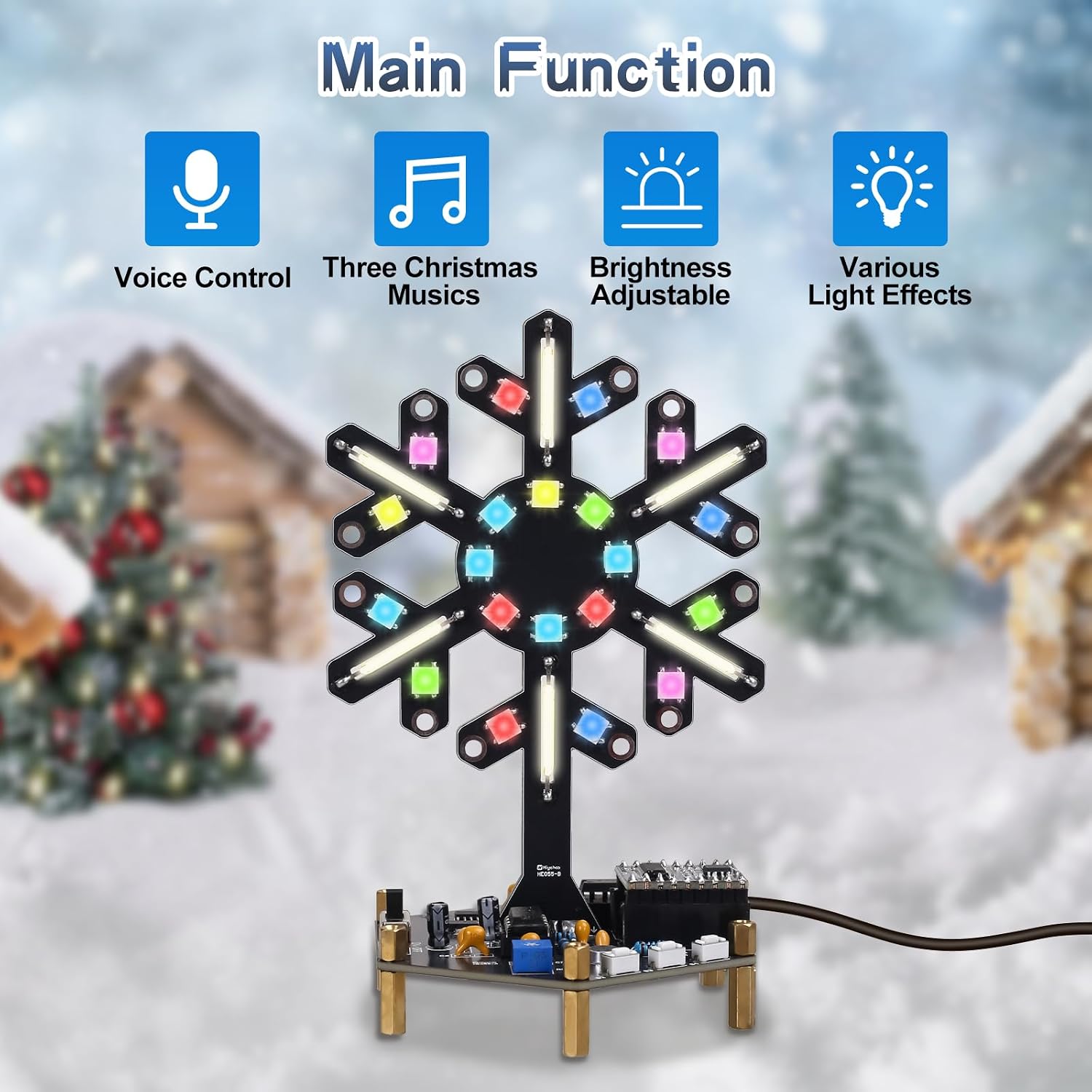 음성 제어 스펙트럼 조명 납땜 연습 키트 DIY LED - Diy Electronics Learning Kit 리뷰 및 가격