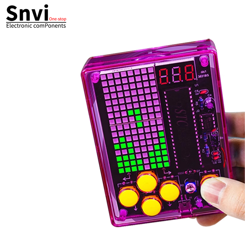 Snvi DIY 픽셀 게임 콘솔 키트 51 MCU 테트 - Diy Electronics Learning Kit 리뷰 및 가격